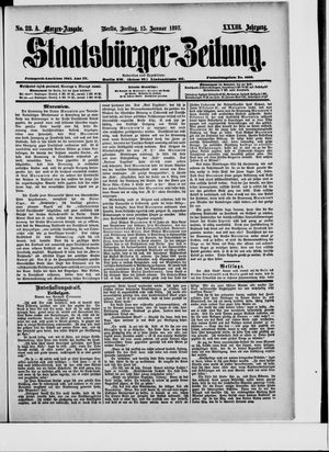 Staatsbürger-Zeitung on Jan 15, 1897