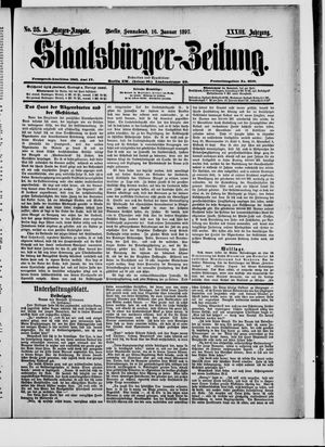 Staatsbürger-Zeitung vom 16.01.1897