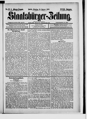 Staatsbürger-Zeitung vom 19.01.1897