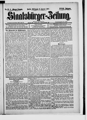 Staatsbürger-Zeitung vom 20.01.1897