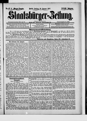 Staatsbürger-Zeitung vom 29.01.1897