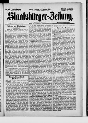 Staatsbürger-Zeitung vom 29.01.1897