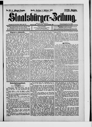Staatsbürger-Zeitung vom 05.02.1897