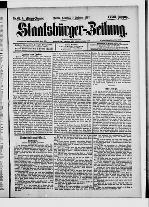 Staatsbürger-Zeitung vom 07.02.1897