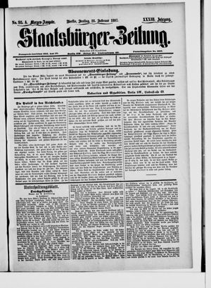 Staatsbürger-Zeitung vom 26.02.1897
