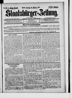 Staatsbürger-Zeitung vom 28.02.1897