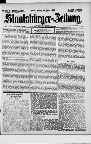 Staatsbürger-Zeitung on Mar 12, 1897
