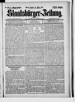 Staatsbürger-Zeitung vom 16.03.1897