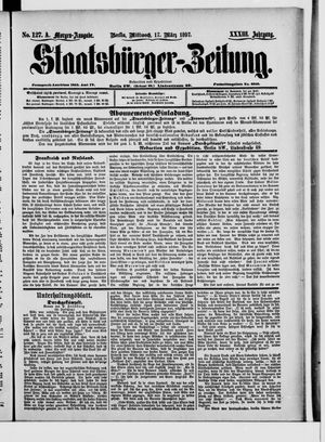 Staatsbürger-Zeitung vom 17.03.1897