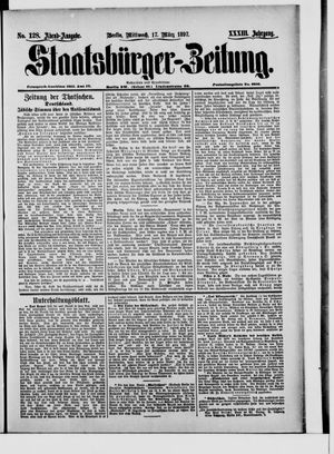 Staatsbürger-Zeitung vom 17.03.1897