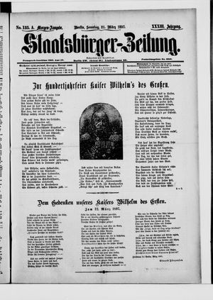 Staatsbürger-Zeitung on Mar 21, 1897