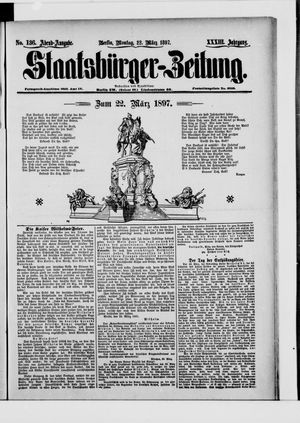 Staatsbürger-Zeitung on Mar 22, 1897