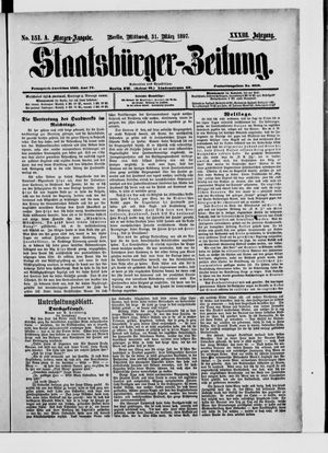 Staatsbürger-Zeitung vom 31.03.1897