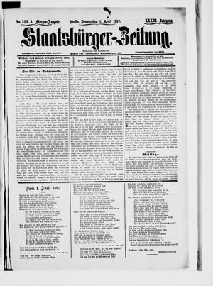 Staatsbürger-Zeitung vom 01.04.1897