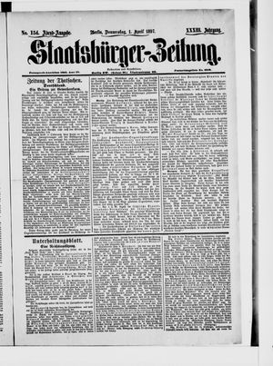 Staatsbürger-Zeitung vom 01.04.1897