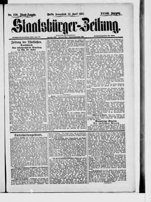 Staatsbürger-Zeitung vom 10.04.1897