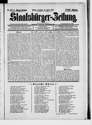 Staatsbürger-Zeitung vom 18.04.1897
