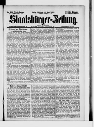 Staatsbürger-Zeitung on Apr 21, 1897