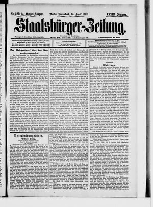 Staatsbürger-Zeitung vom 24.04.1897