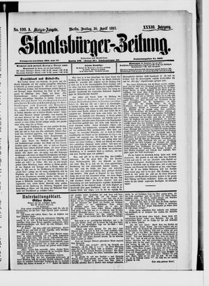 Staatsbürger-Zeitung vom 30.04.1897