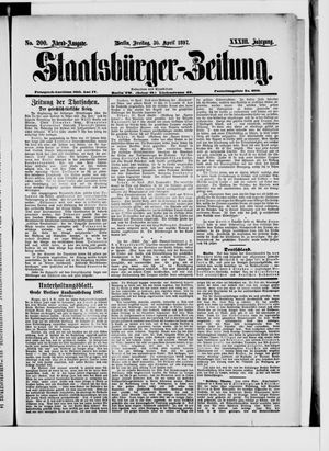 Staatsbürger-Zeitung vom 30.04.1897
