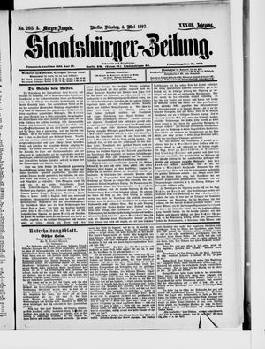 Staatsbürger-Zeitung vom 04.05.1897