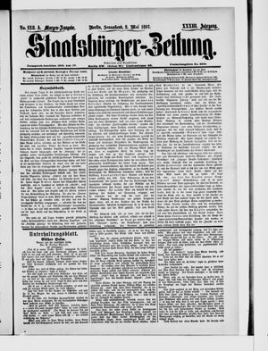 Staatsbürger-Zeitung vom 08.05.1897