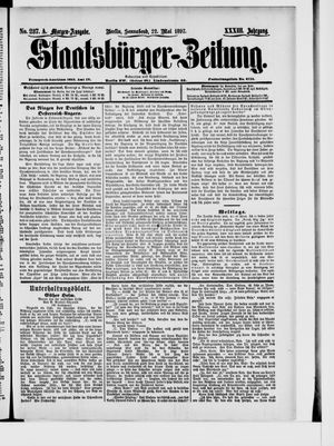 Staatsbürger-Zeitung vom 22.05.1897