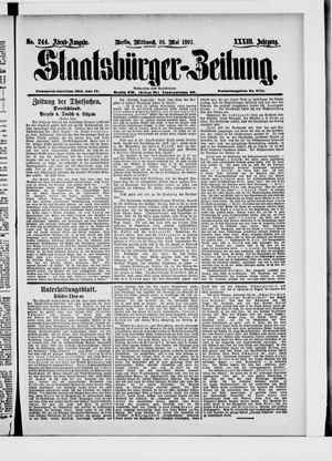 Staatsbürger-Zeitung vom 26.05.1897