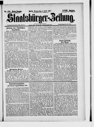 Staatsbürger-Zeitung vom 03.06.1897