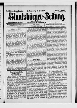 Staatsbürger-Zeitung vom 13.06.1897