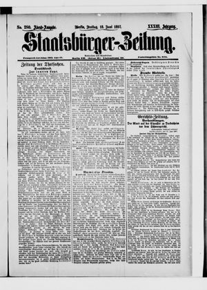 Staatsbürger-Zeitung vom 18.06.1897