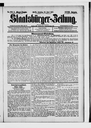 Staatsbürger-Zeitung vom 20.06.1897