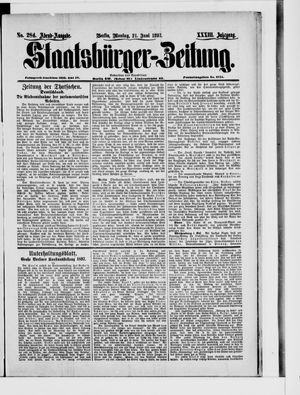 Staatsbürger-Zeitung vom 21.06.1897