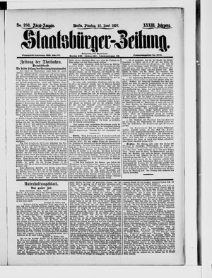 Staatsbürger-Zeitung vom 22.06.1897