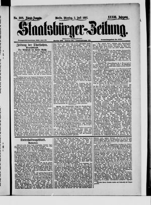 Staatsbürger-Zeitung vom 05.07.1897