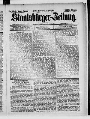 Staatsbürger-Zeitung vom 15.07.1897