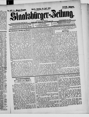 Staatsbürger-Zeitung vom 16.07.1897