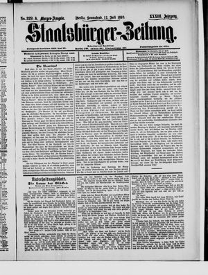 Staatsbürger-Zeitung vom 17.07.1897