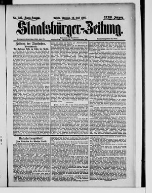 Staatsbürger-Zeitung vom 19.07.1897