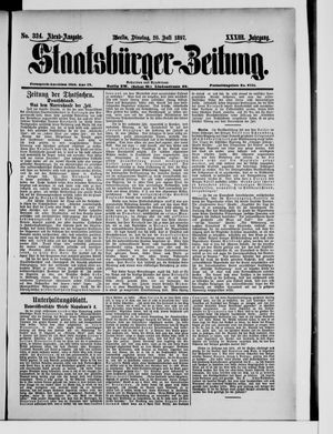 Staatsbürger-Zeitung vom 20.07.1897