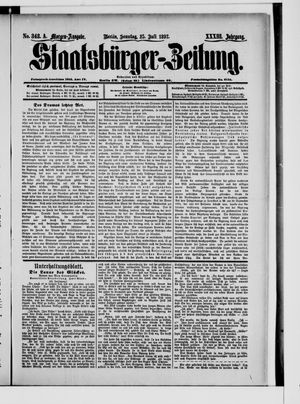 Staatsbürger-Zeitung vom 25.07.1897