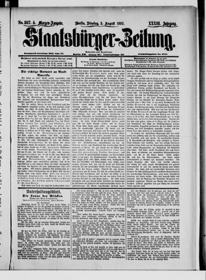 Staatsbürger-Zeitung vom 03.08.1897