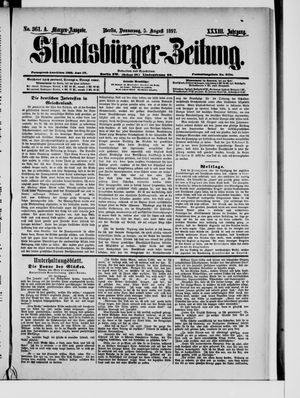 Staatsbürger-Zeitung vom 05.08.1897