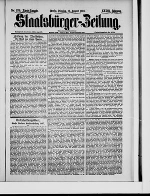 Staatsbürger-Zeitung vom 10.08.1897