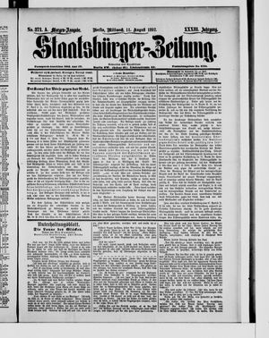 Staatsbürger-Zeitung vom 11.08.1897