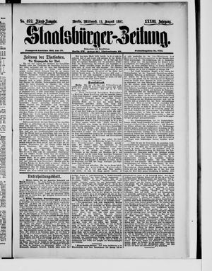 Staatsbürger-Zeitung vom 11.08.1897