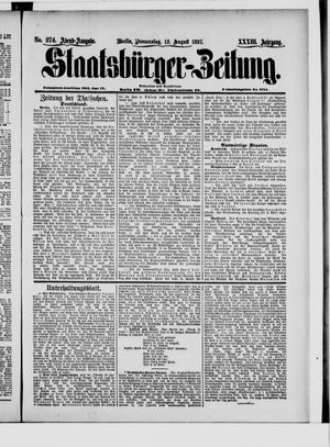 Staatsbürger-Zeitung on Aug 12, 1897