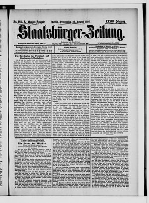 Staatsbürger-Zeitung vom 19.08.1897