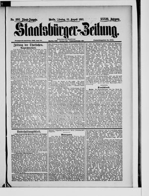 Staatsbürger-Zeitung on Aug 23, 1897